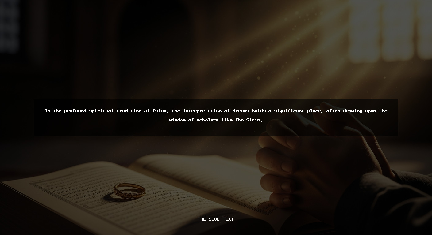 Islamic Interpretation: Gold Rings in Dreams by Ibn Sirin