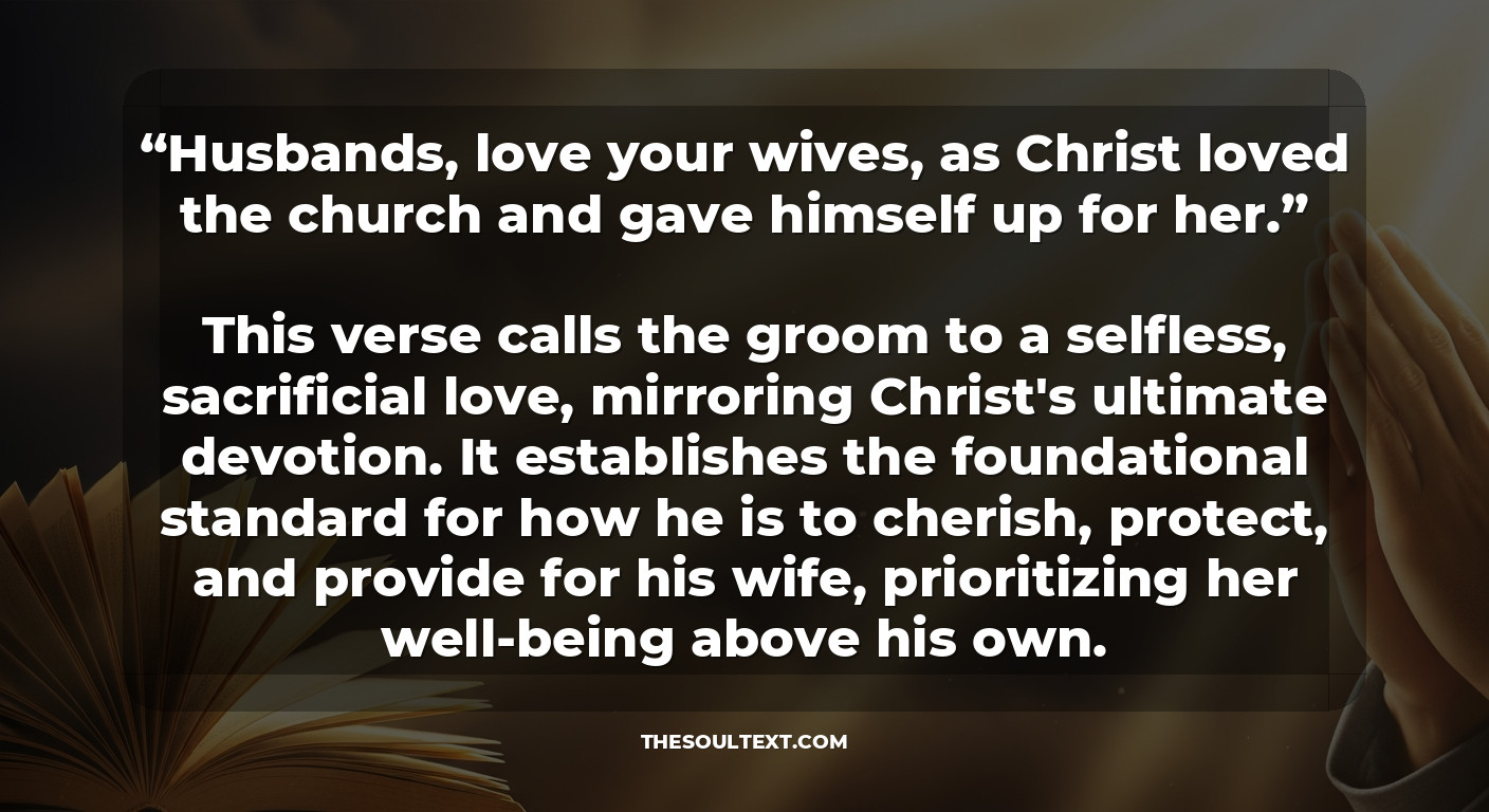 Meaningful Bible Verses for the Groom (from the Father of the Bride)