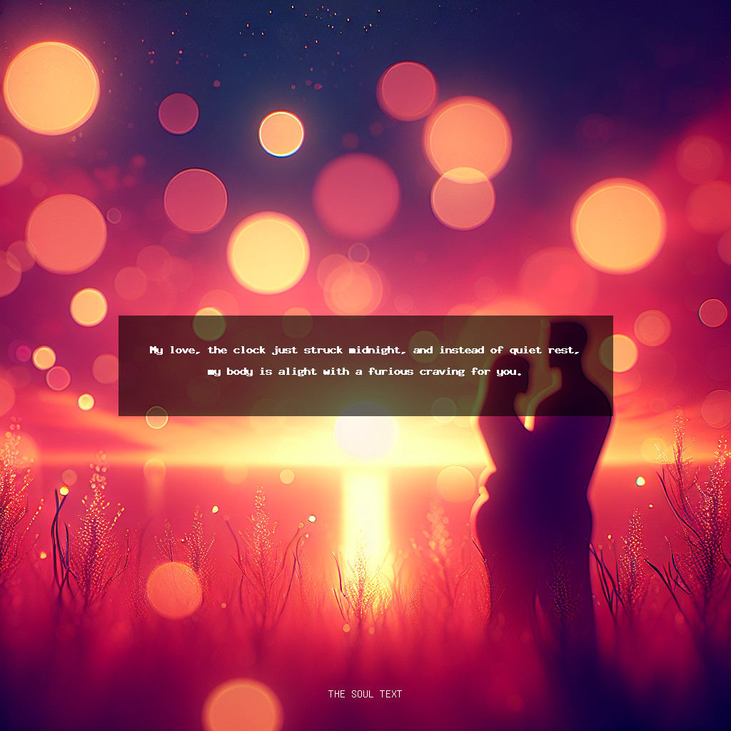 Midnight Hot Love Paragraphs for When You Miss Him
