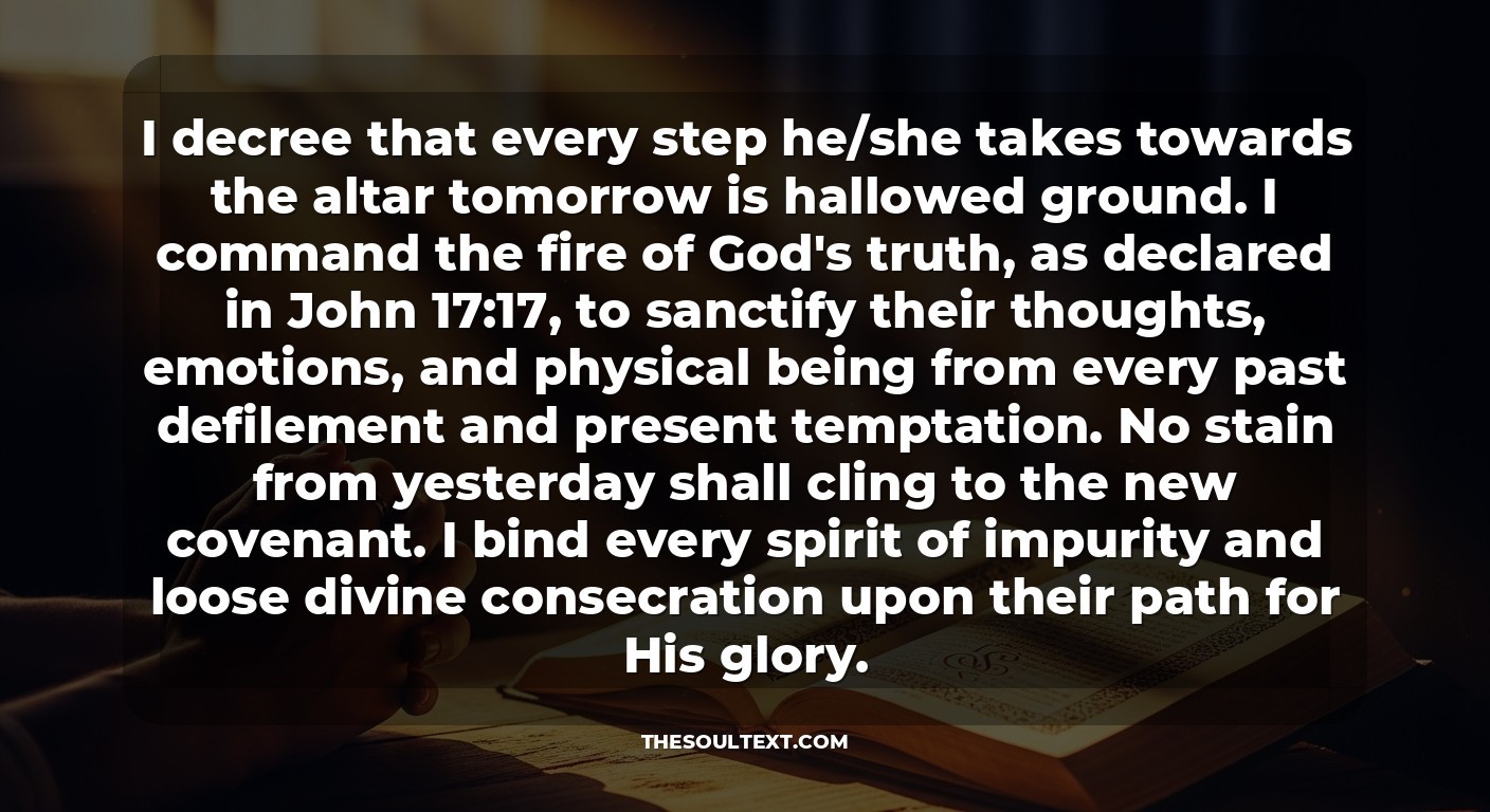 Midnight Prayer for the Eve of the Wedding: Peace and Sanctification