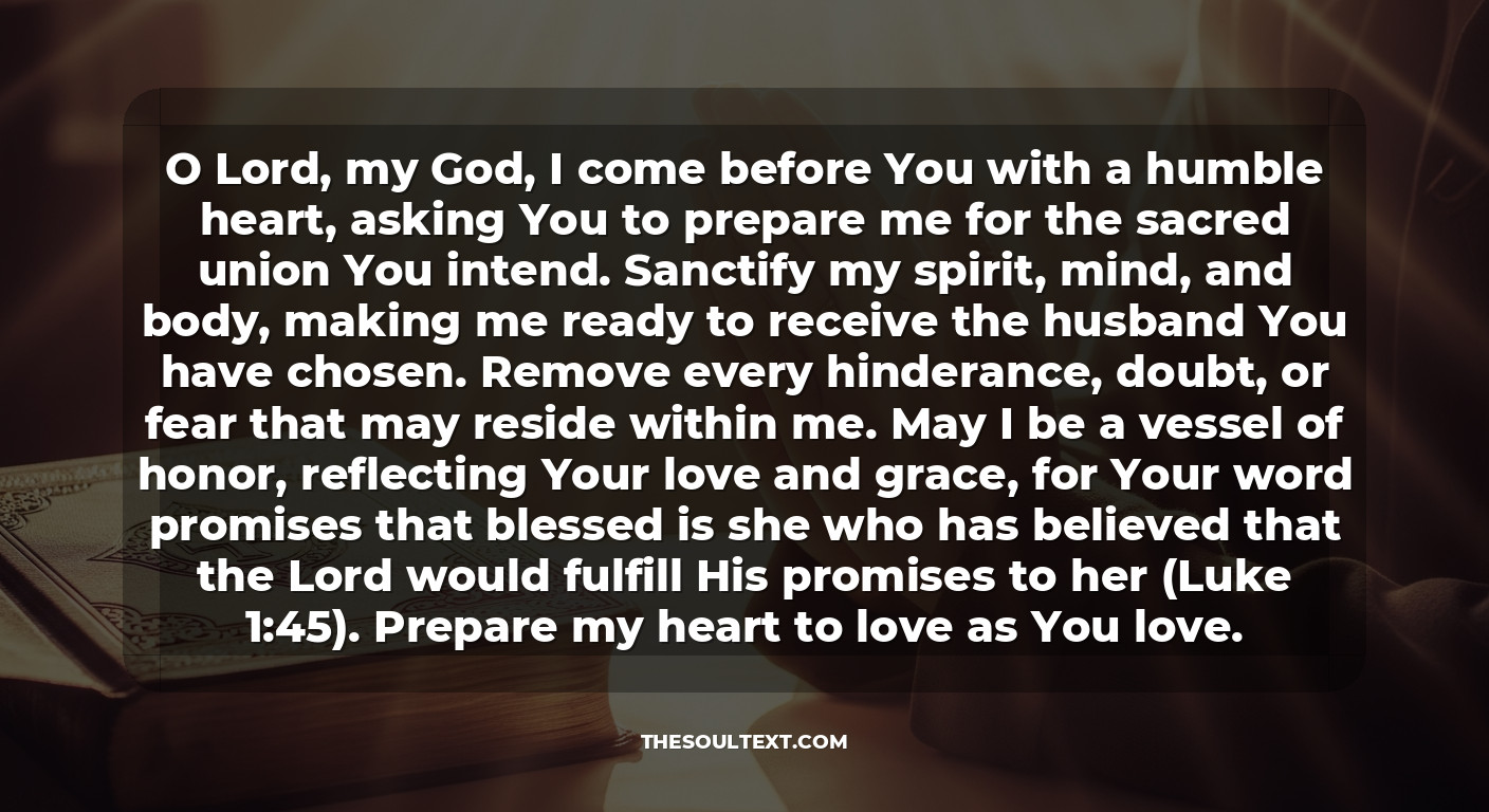 Miracle Prayer to Find a Husband for Women in a Waiting Season