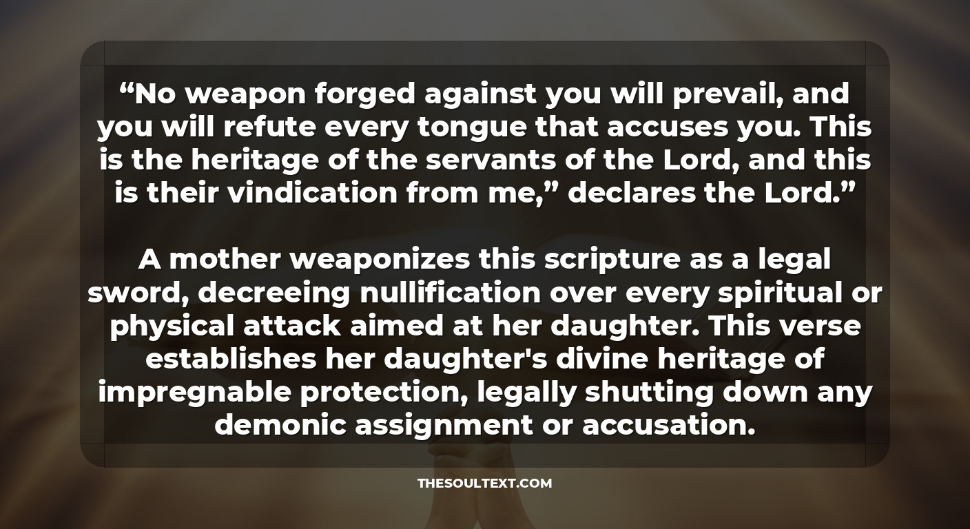 Mother’s Prayer for Daughter Bible Verses: Your Legal Ground