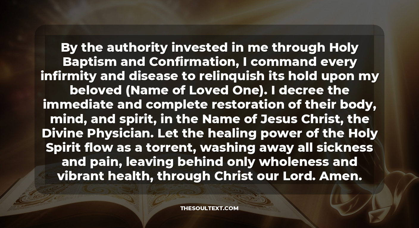 Powerful Catholic Healing Prayer for a Loved One (the Main Prayer)