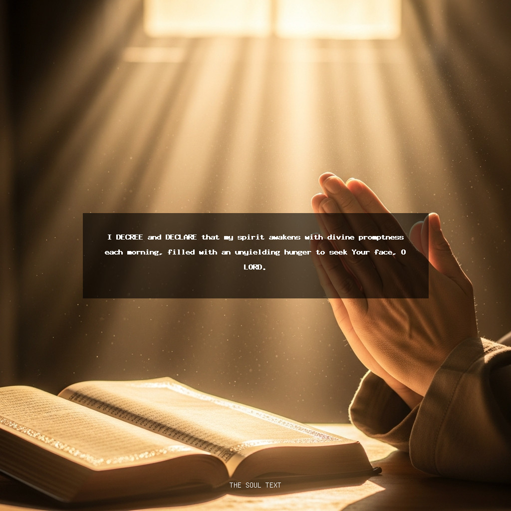 Powerful Morning Prayers for Consistency and Spiritual Hunger
