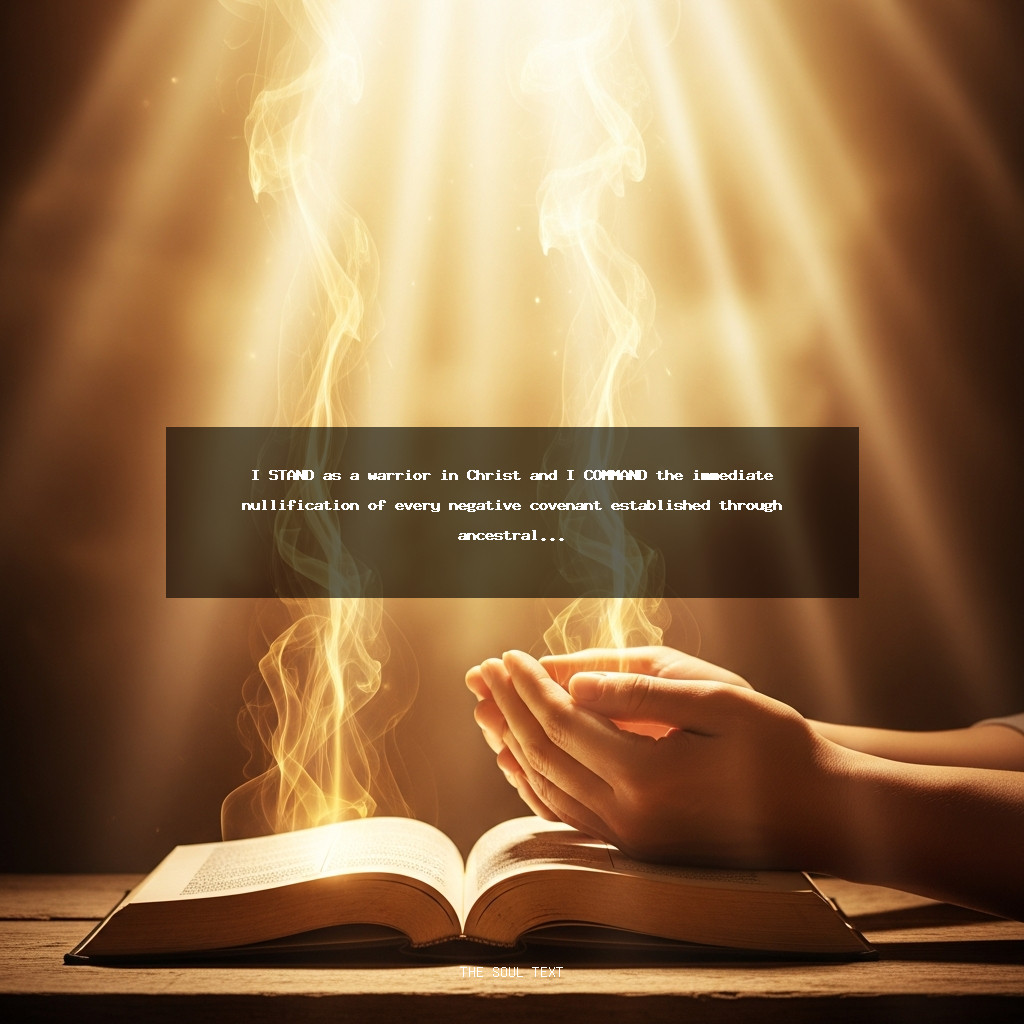 Powerful Prayers to Cancel Negative Covenants Made Through Eating