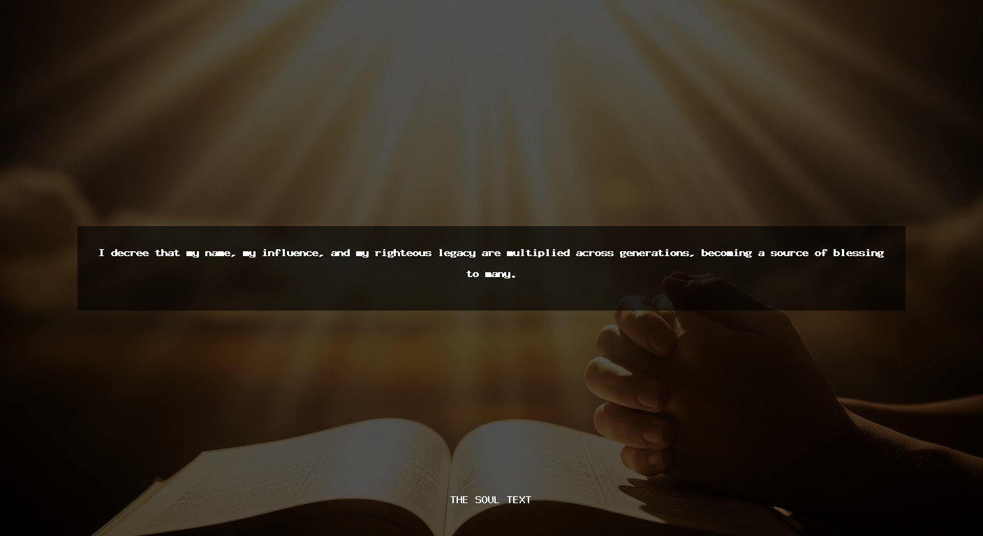 Powerful Prayers to Manifest the Multiplication Anointing