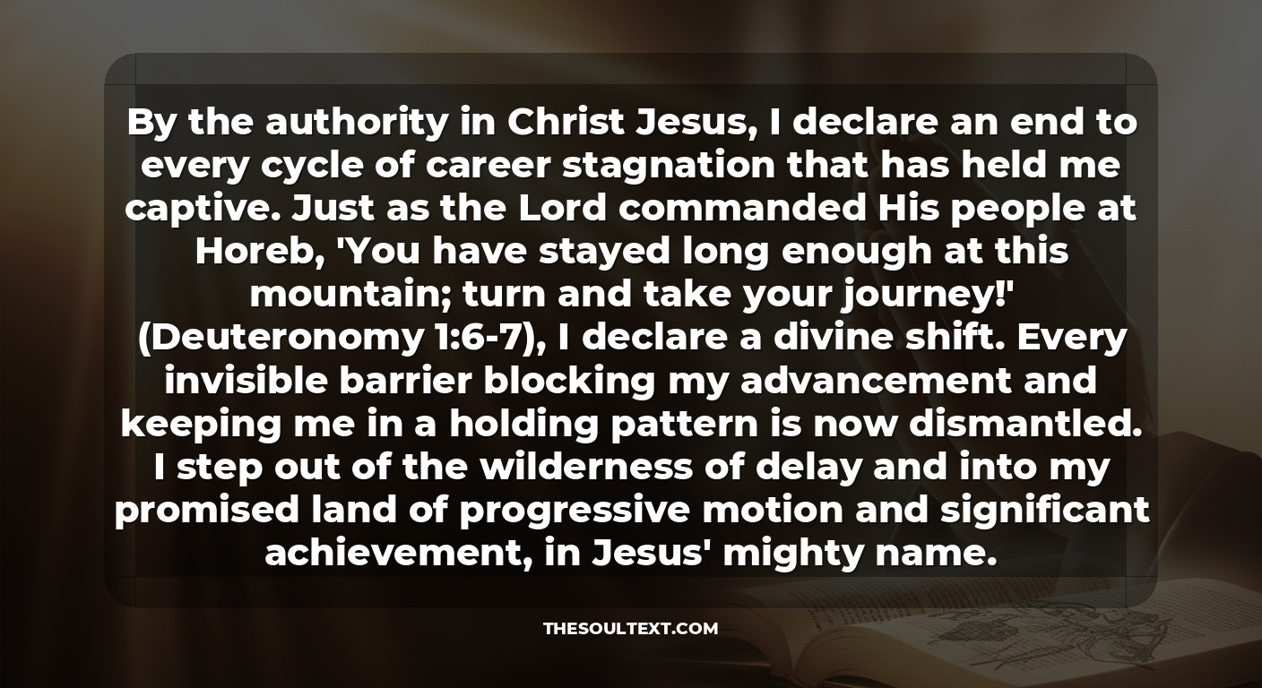 Prayer Against Career Stagnation and Near-success Syndrome