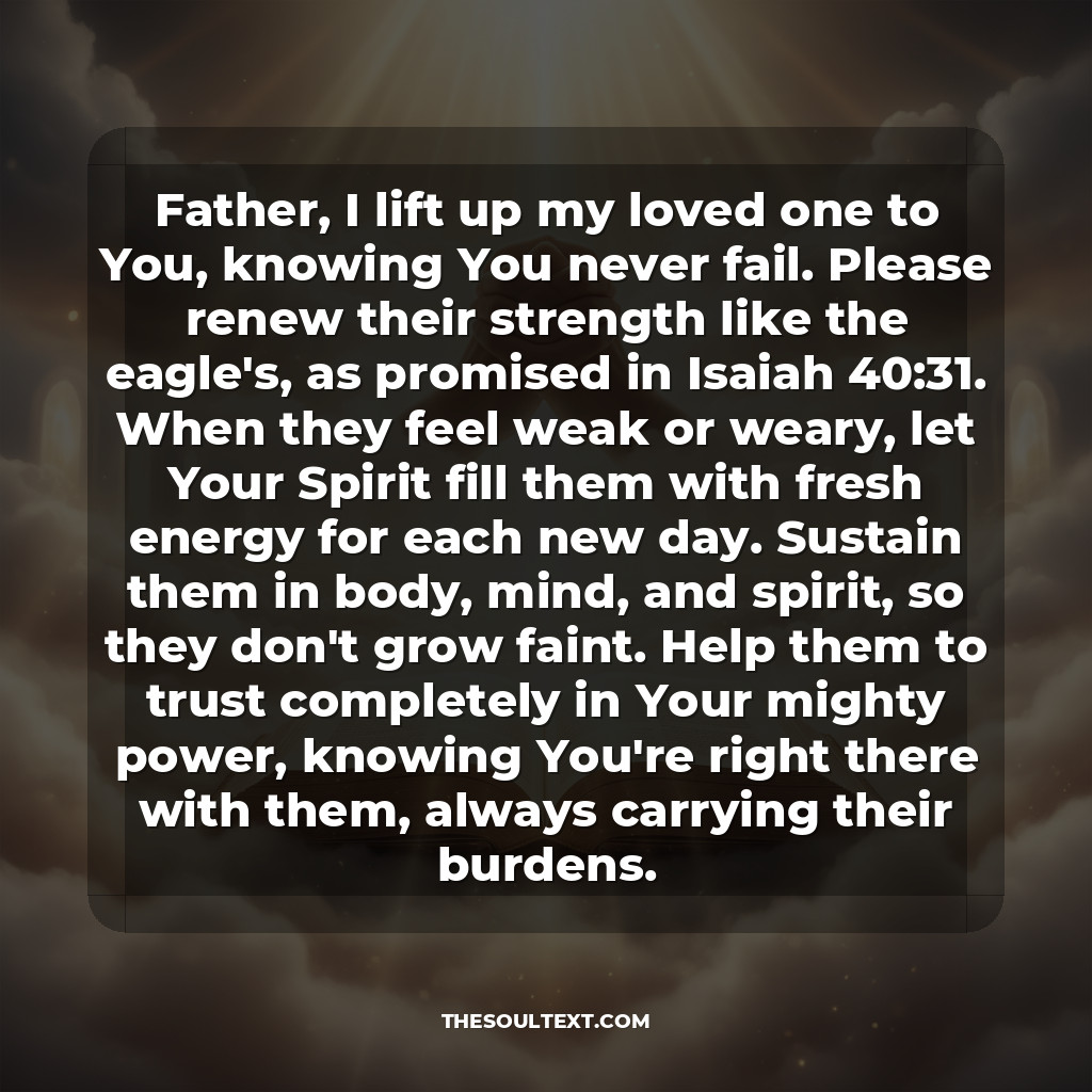 Prayer for Caregivers and Family Members