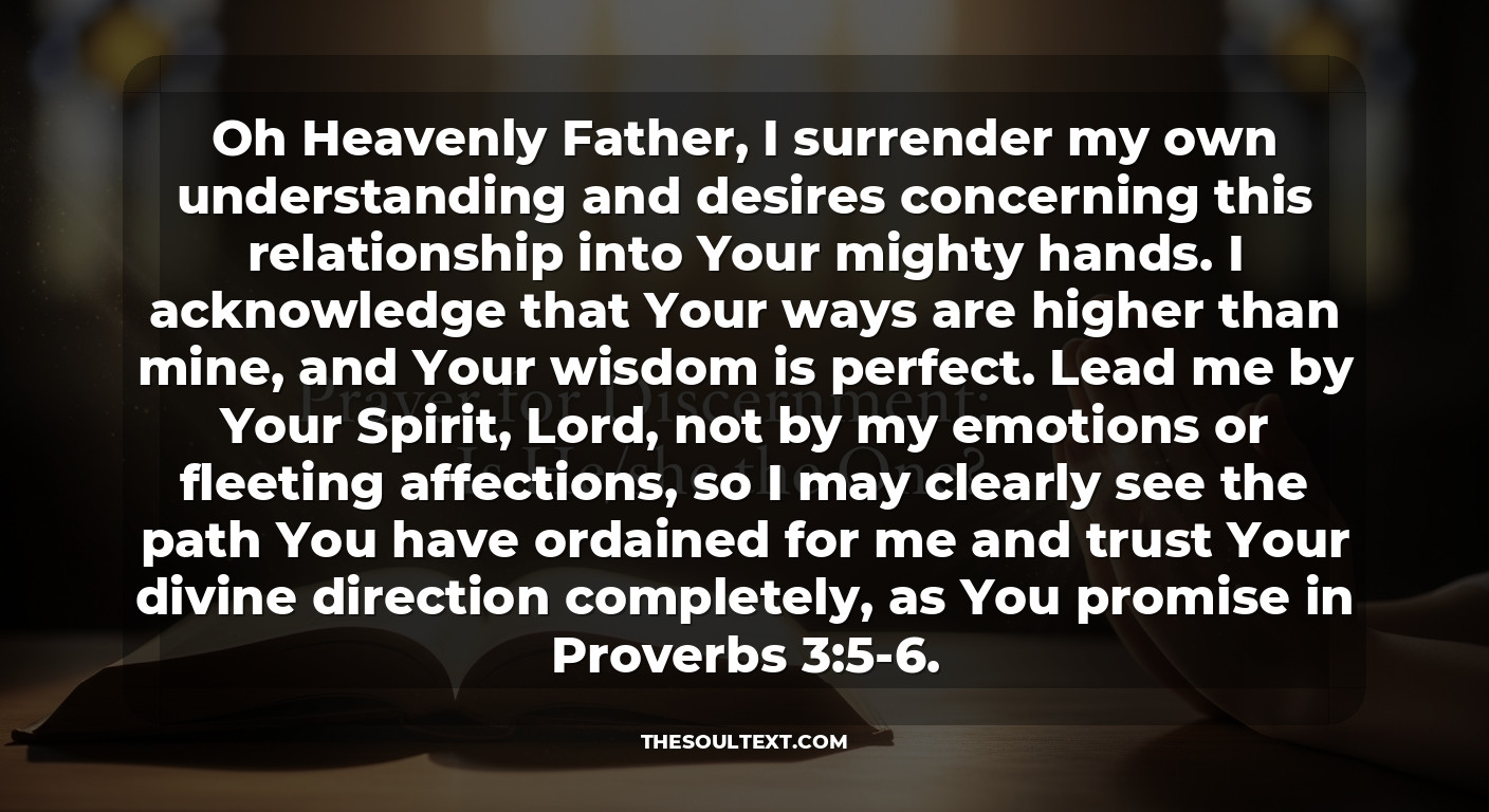Prayer for Discernment: Is He/she the One?