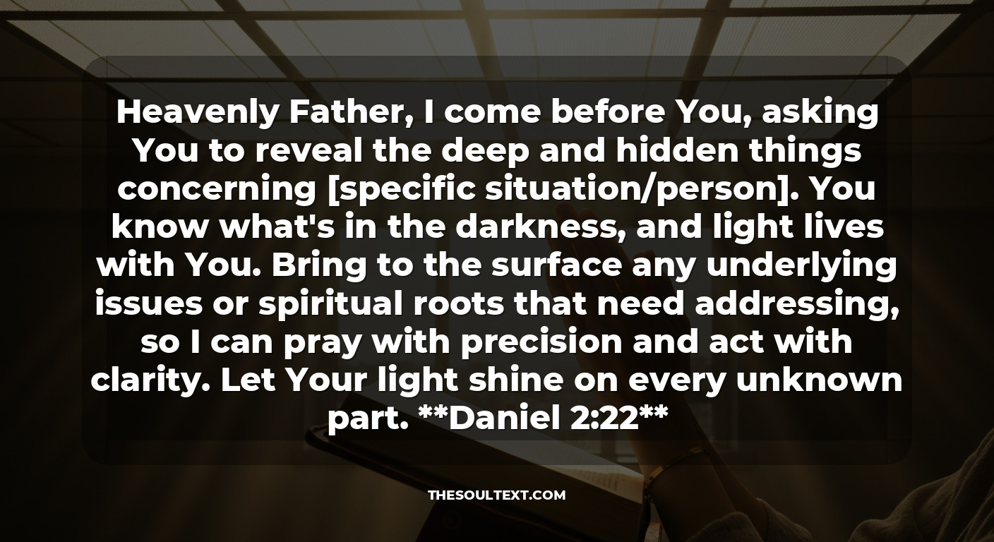 Prayer for Divine Diagnoses and Wisdom