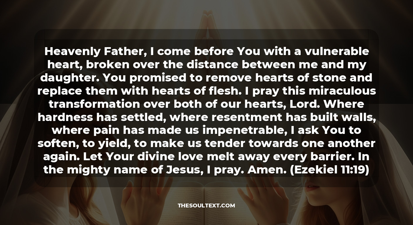 Prayer for Healing a Mother-daughter Relationship (deep Wounds)