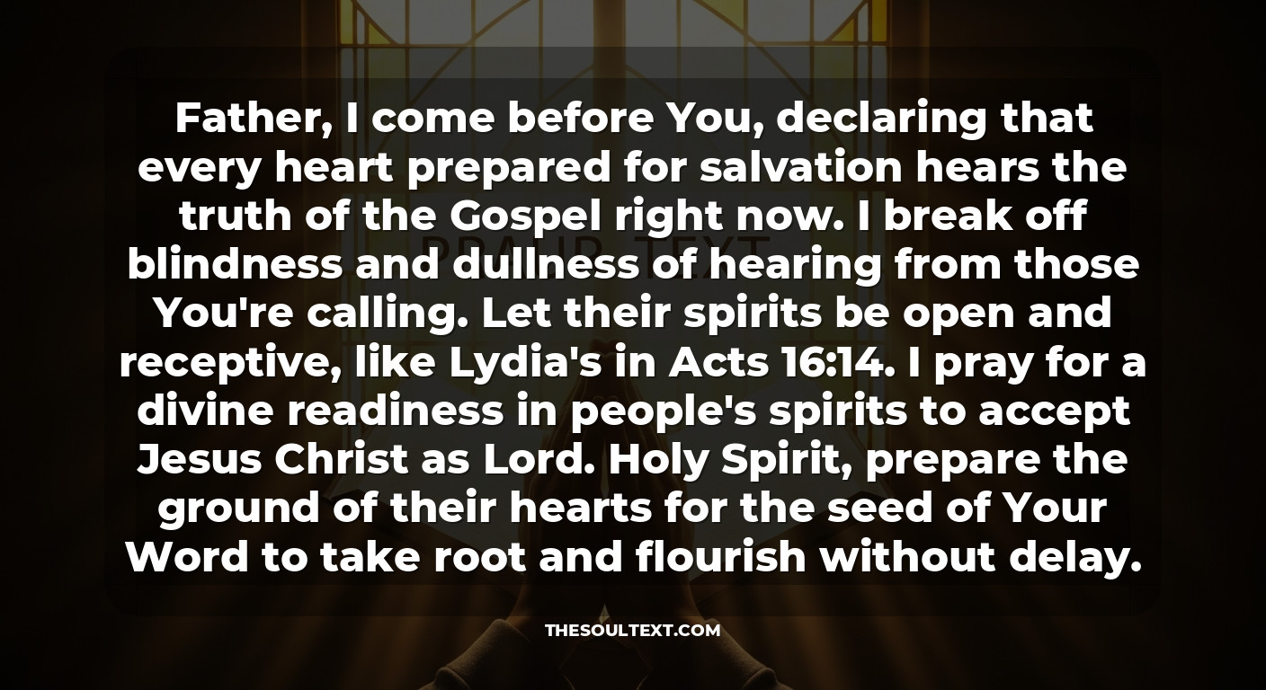 Prayer for Results: a Bountiful Harvest of Souls