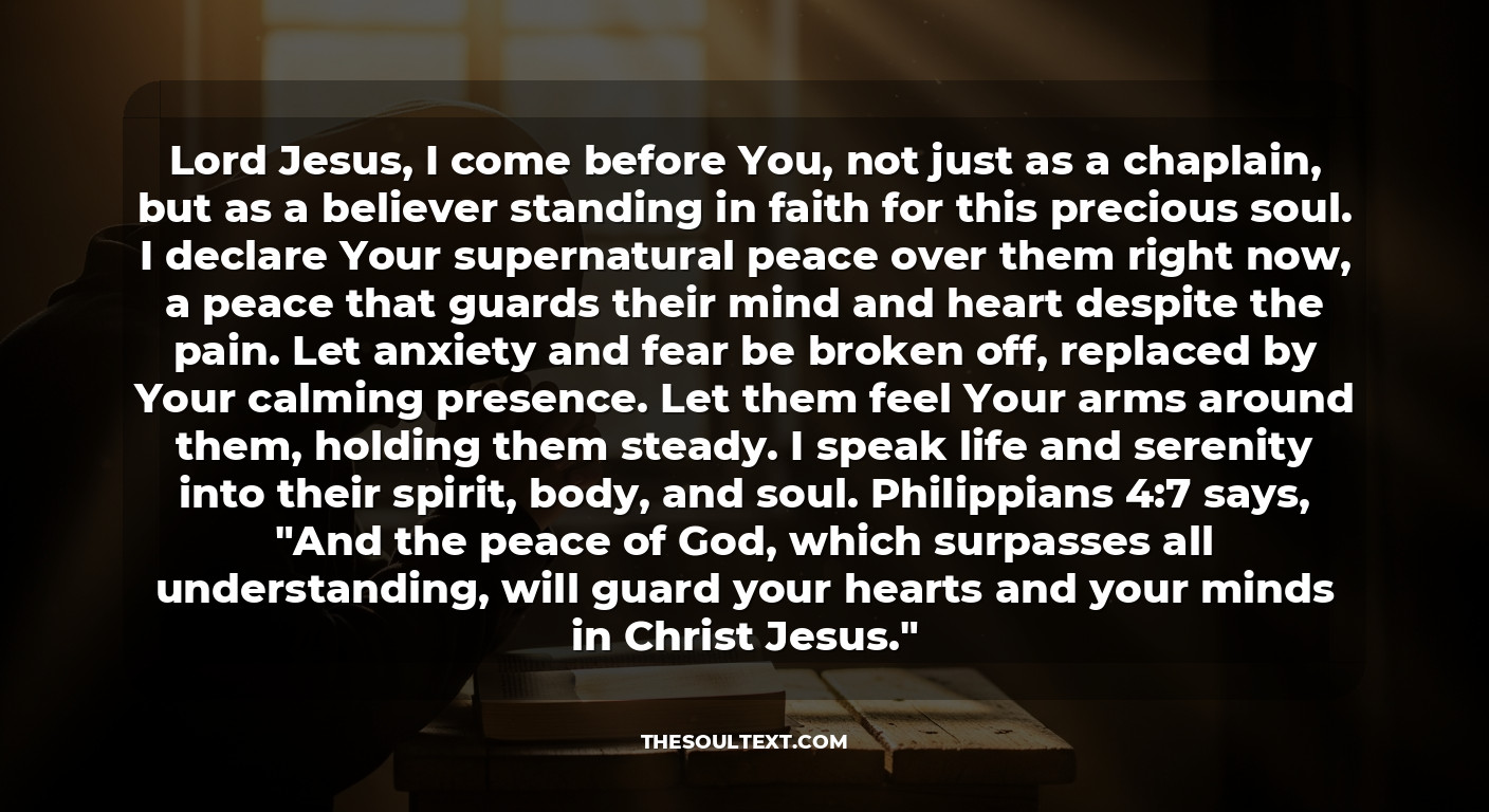 Prayer for Someone Dying of Cancer