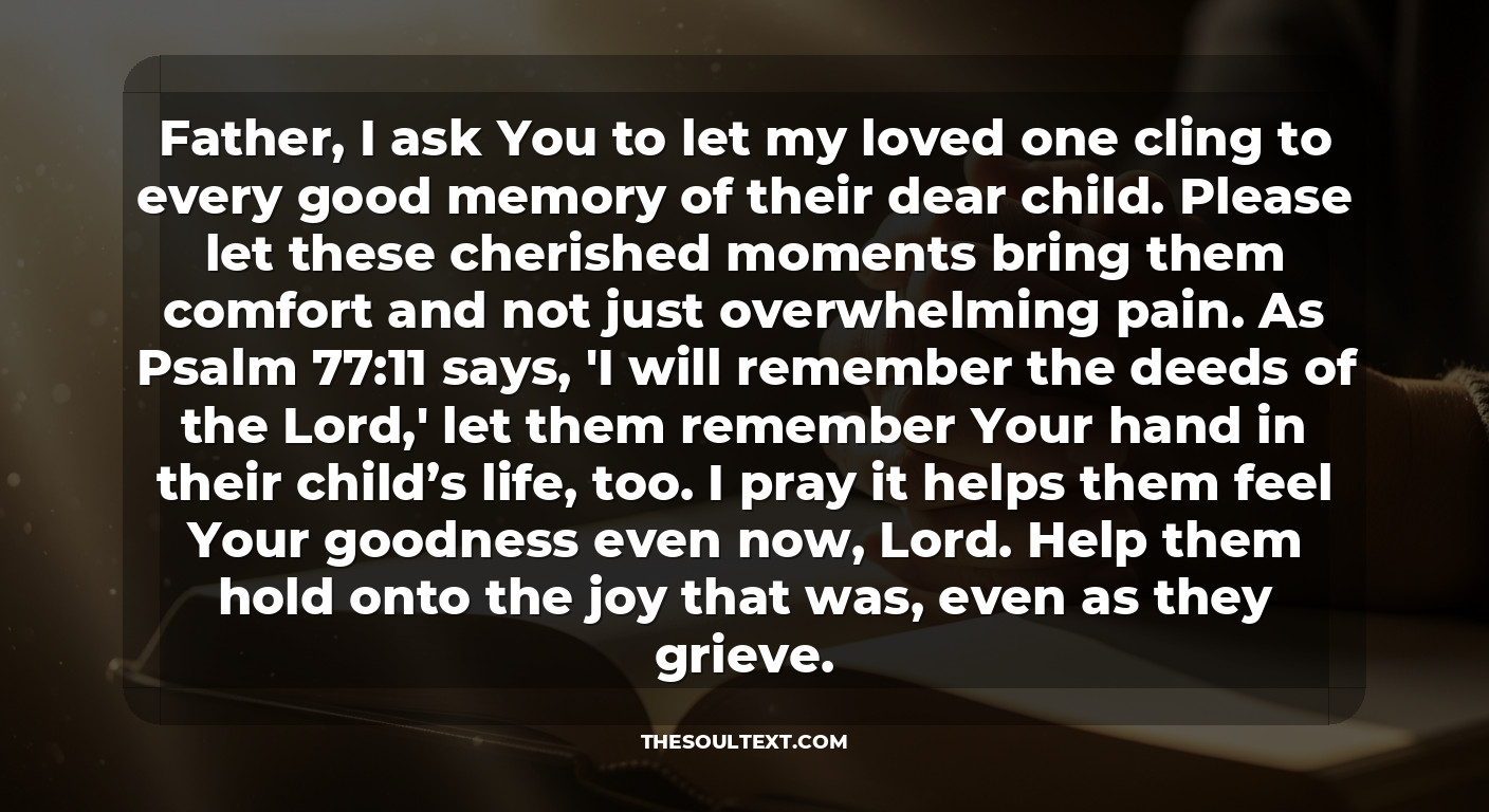 Prayer for the Loss of an Adult Child (a Different Pain)