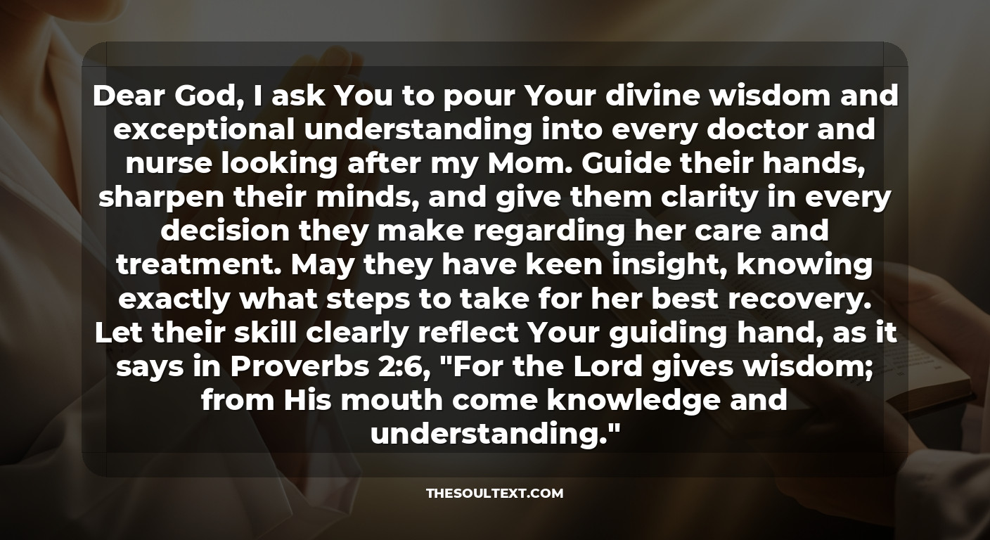 Prayer for the Medical Team (doctors and Nurses)
