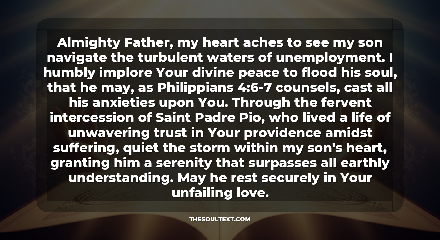 Prayer to St. Padre Pio for Stress Relief During the Job Hunt