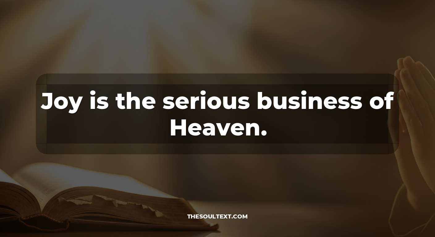 Quotes from Christian Authors on Enjoying Life