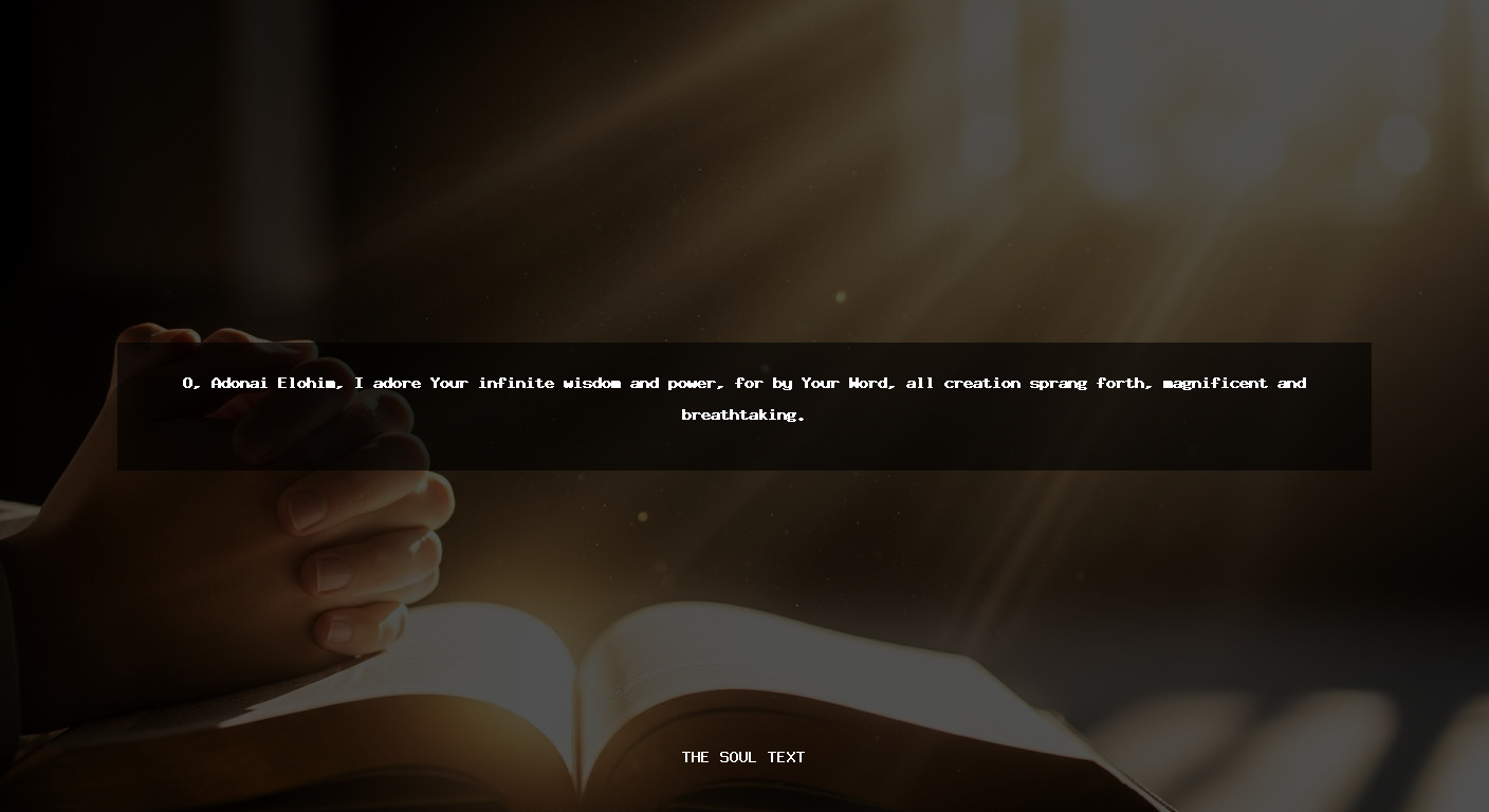 Sample Prayers of Adoration for Sunday Worship