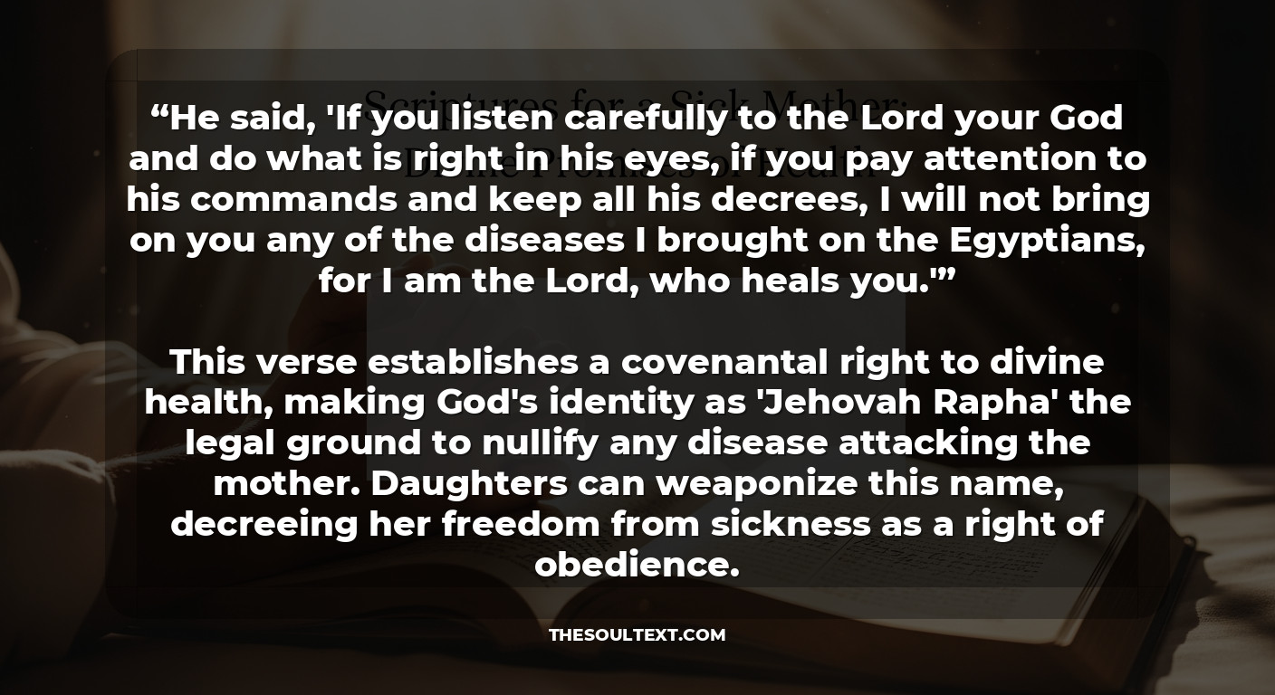 Scriptures for a Sick Mother: Divine Promises of Health