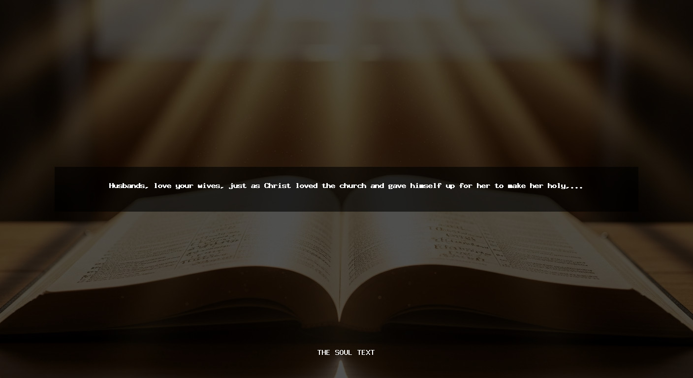 Scriptures on the Qualities of a Godly Husband and Father