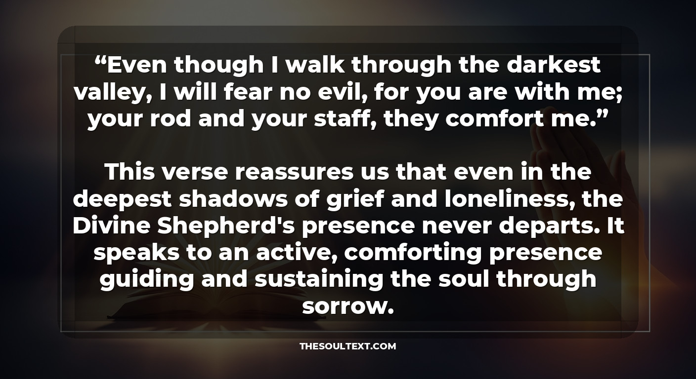 Scriptures to Meditate on During Times of Deep Loneliness