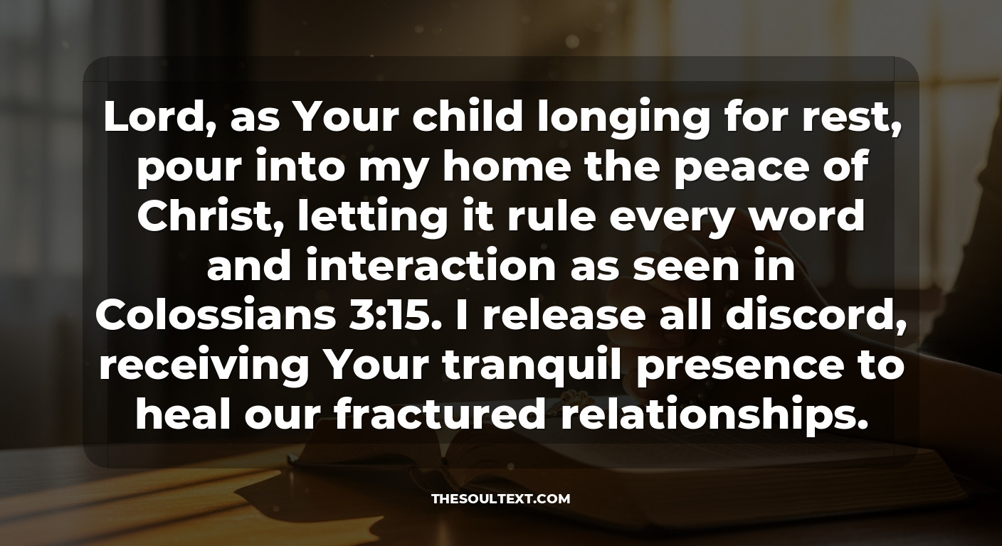 Short Catholic Prayers for Peace in the Home