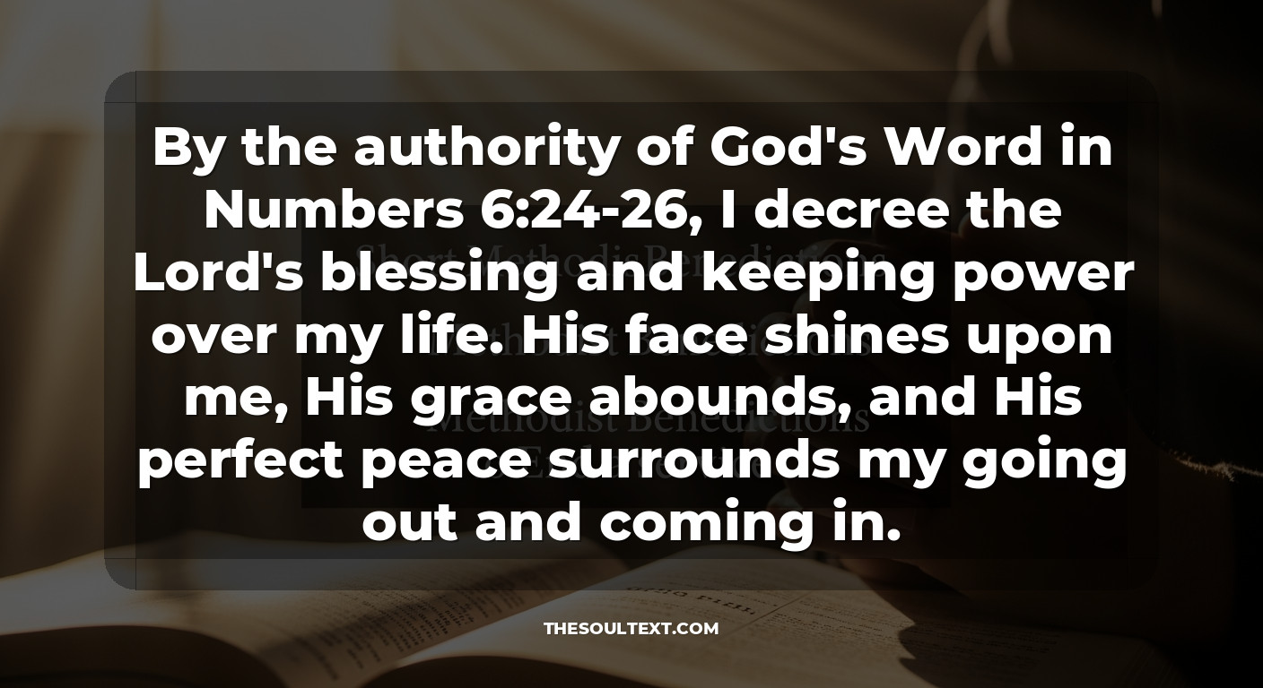 Short Methodist Benedictions to End the Service