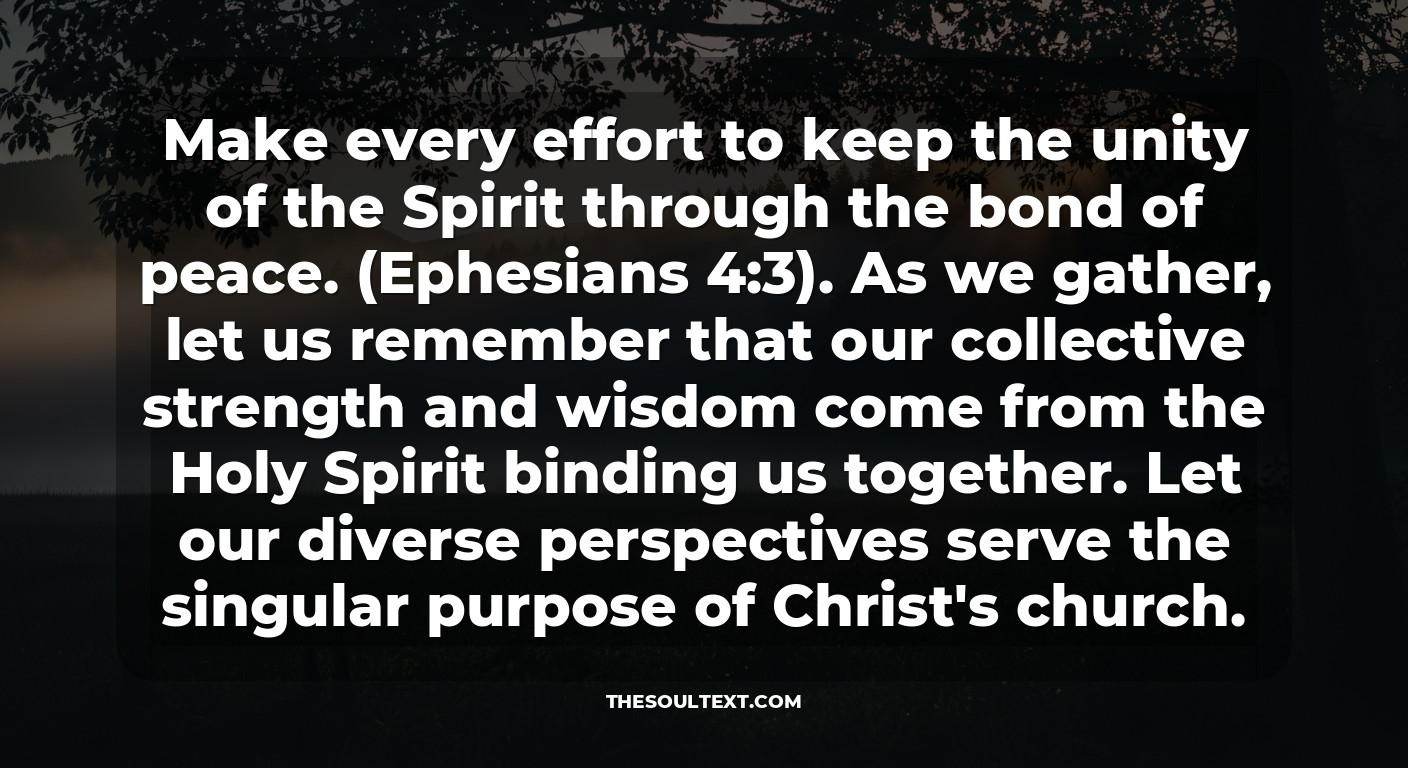 Short Opening Devotions for Church Board & Council Meetings