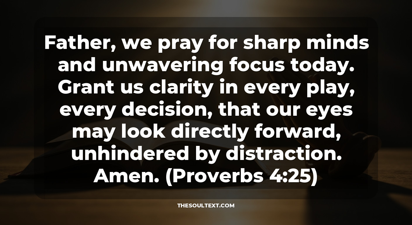 Short Opening Prayer for Sports Activity (30 Seconds)