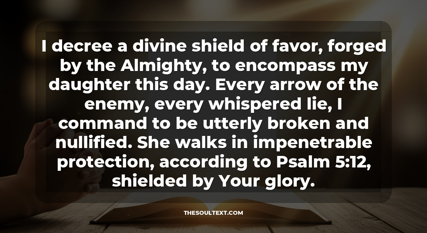 Short Prayer for My Daughter to Start Her Day with Favor