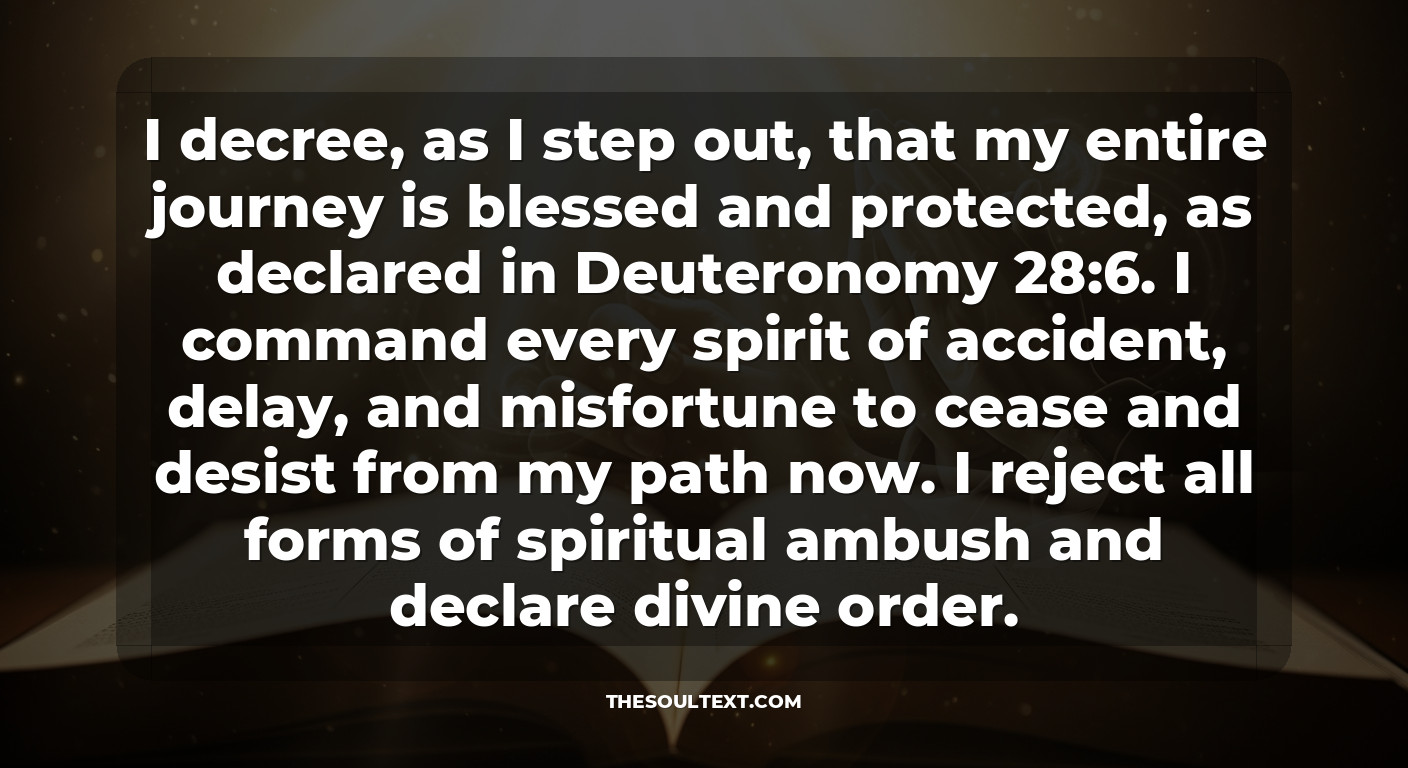 Short Prayer for Protection Before Leaving the House