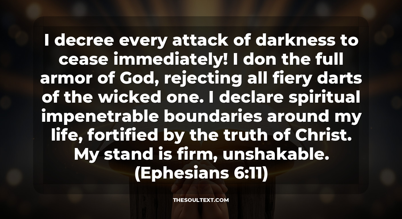 Short Prayer for Protection from Evil Spirits (the Master List)