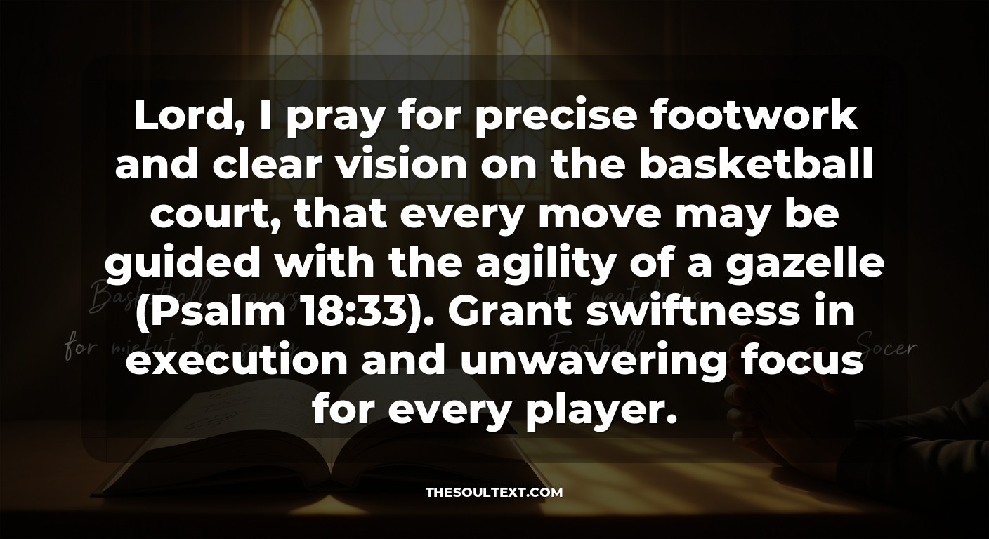 Short Prayers for Basketball, Football, and Soccer (sport Specific)