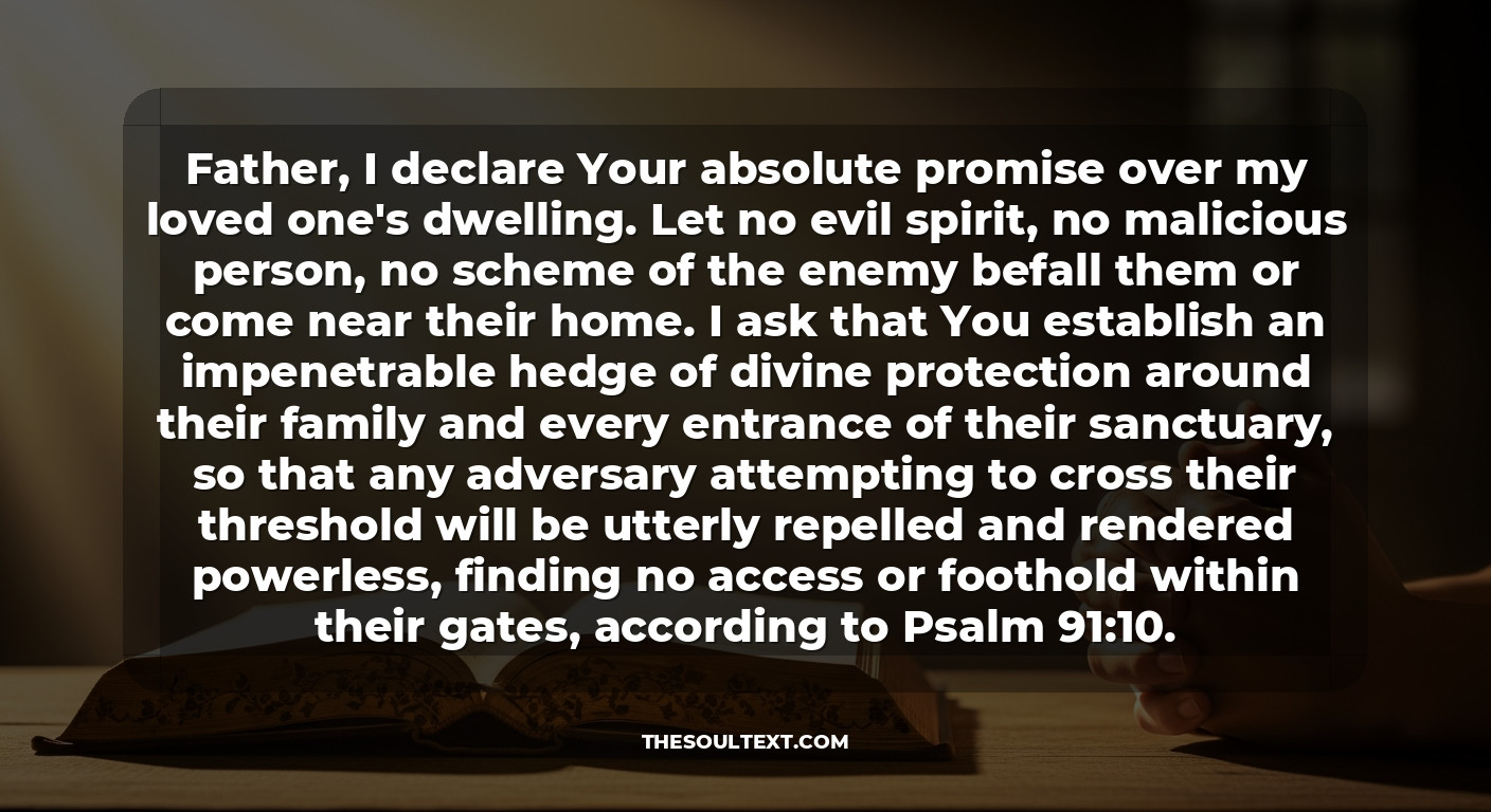 Specific Prayer to Remove Enemies from Your Family/home
