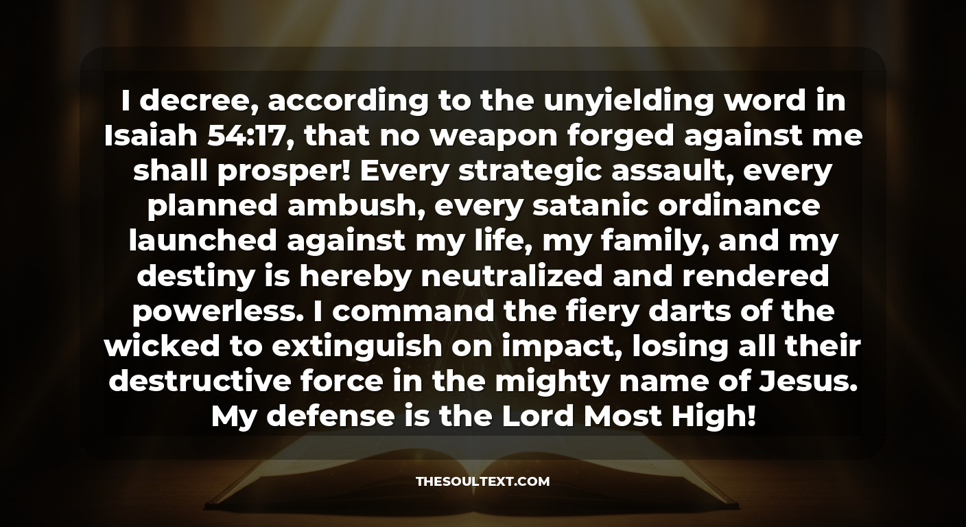 Specific Prayer to Remove Enemies from Your Life (warfare Mode)