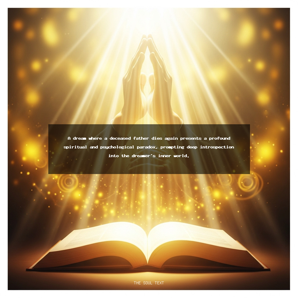 Spiritual Meaning of Dreaming Your Deceased Father Died Again