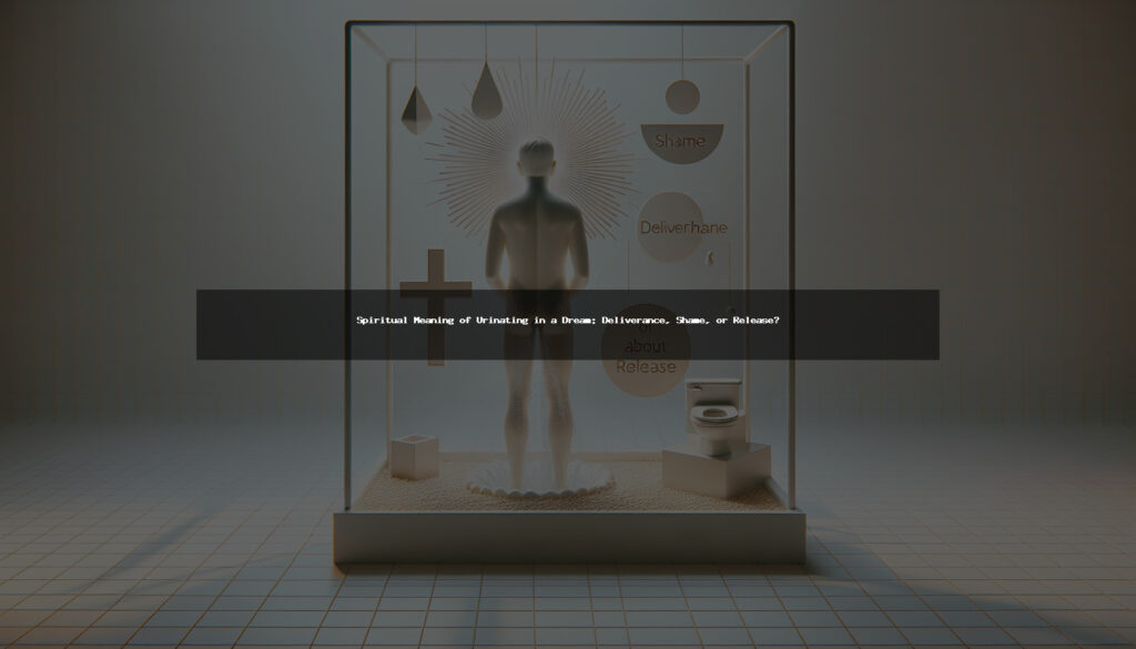Spiritual Meaning of Urinating in a Dream: Deliverance, Shame, or Release?