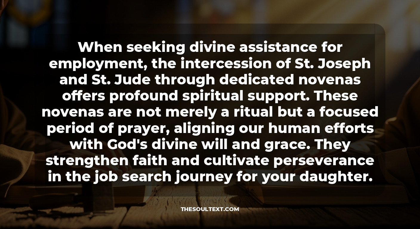 St. Joseph and St. Jude Novenas for Employment