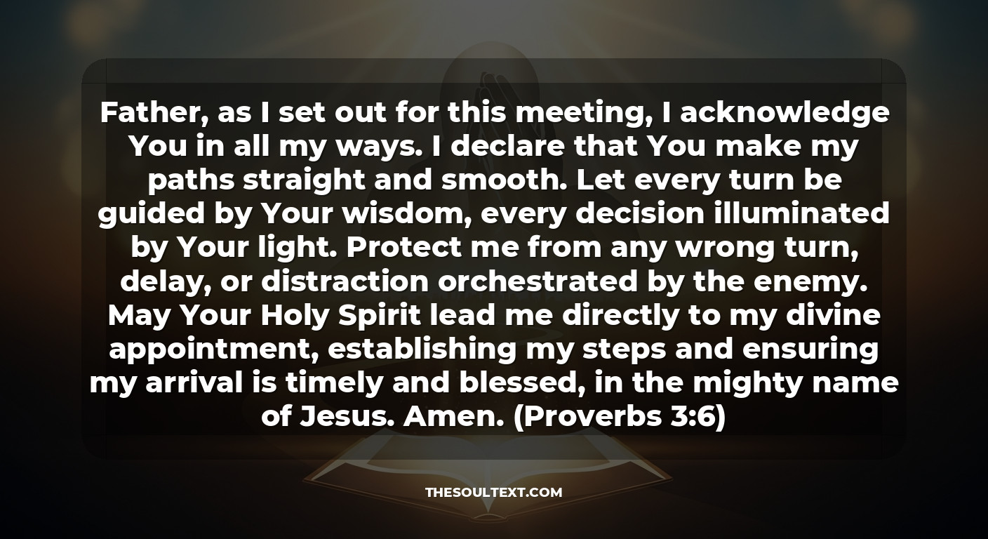 St. Raphael Prayer for Safe Travel to a Meeting