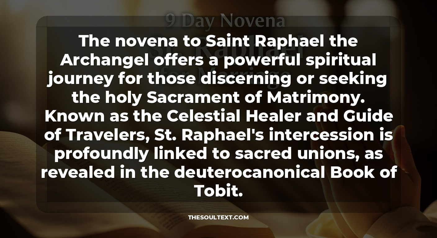 The 9-day Novena to St. Raphael for Marriage: How to Pray It