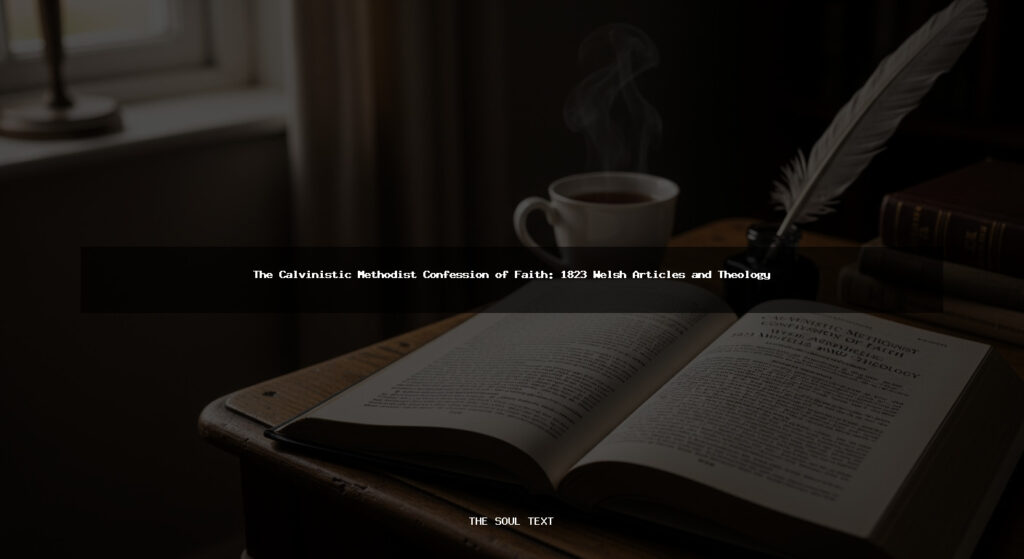 The Calvinistic Methodist Confession of Faith: 1823 Welsh Articles and Theology