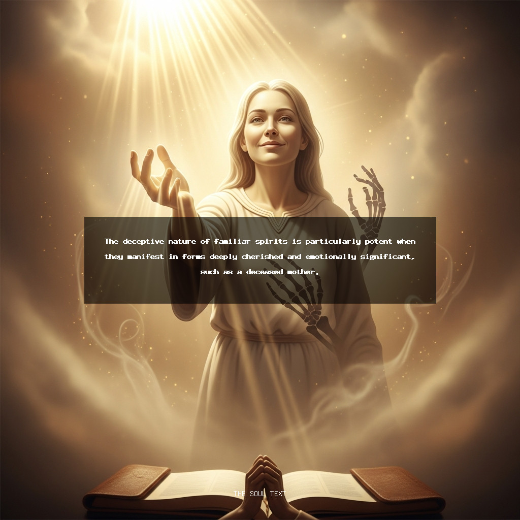 The Danger of Familiar Spirits Appearing as Your Mother