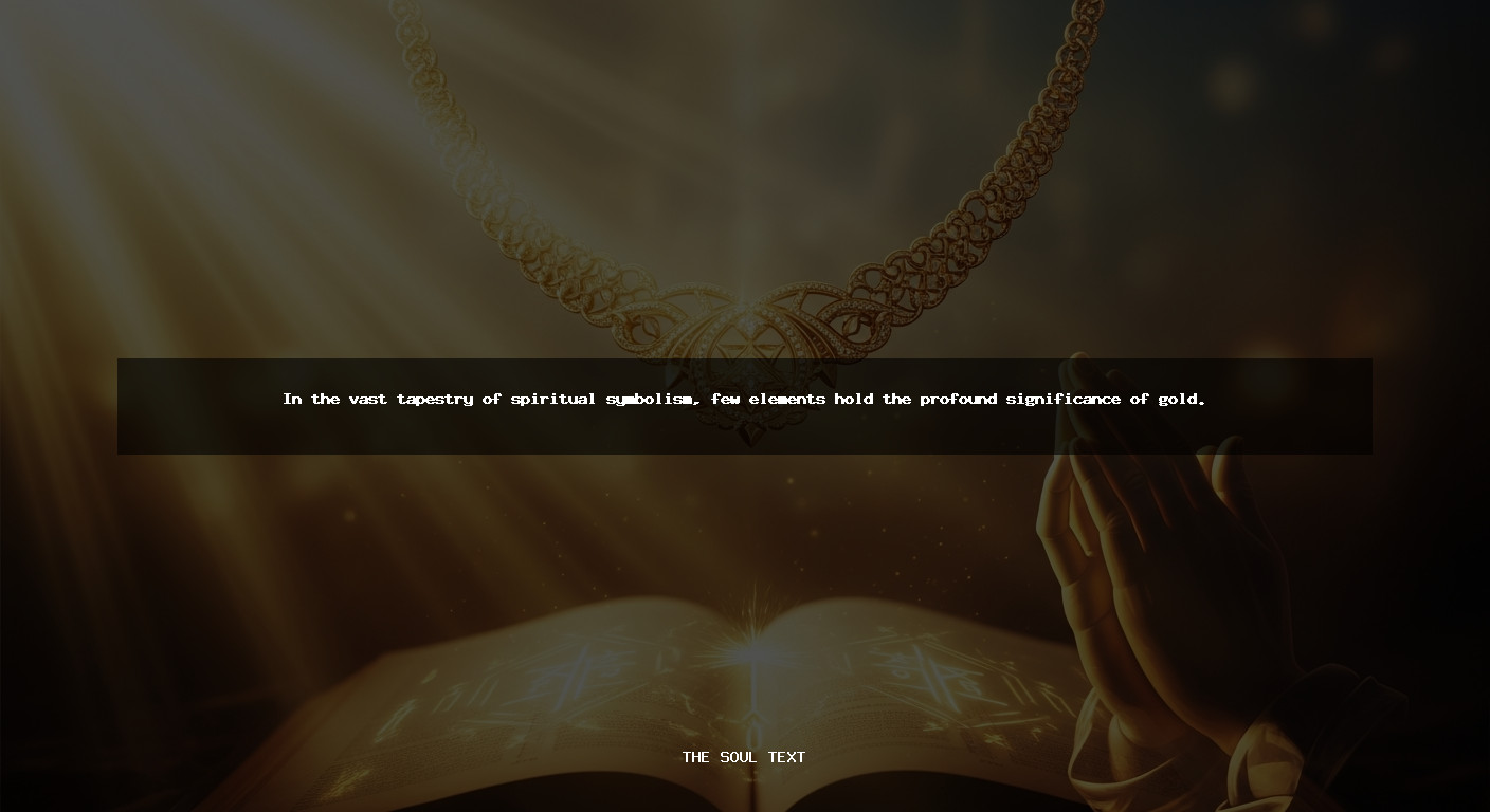 What Does a Gold Necklace Mean Spiritually? (the Badge of Honor)