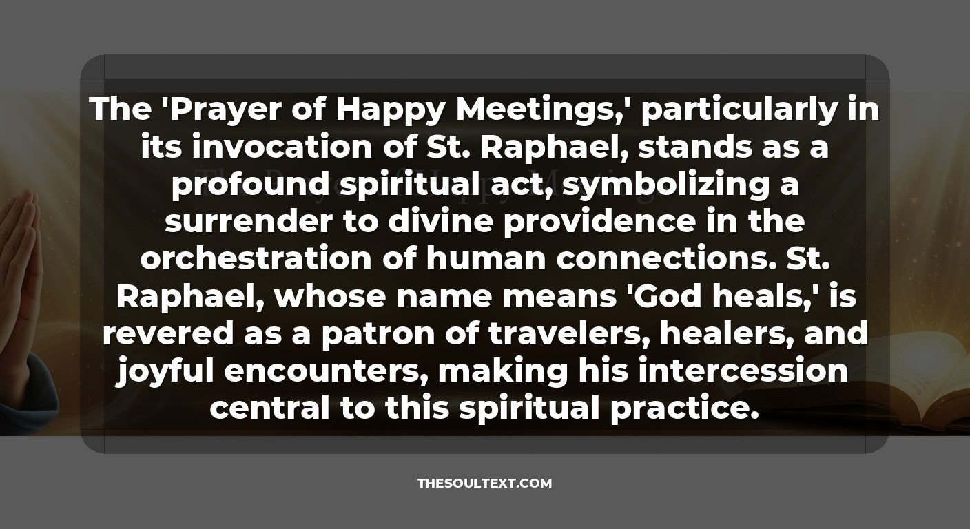 What Is the Prayer of Happy Meetings? (origin & Meaning)
