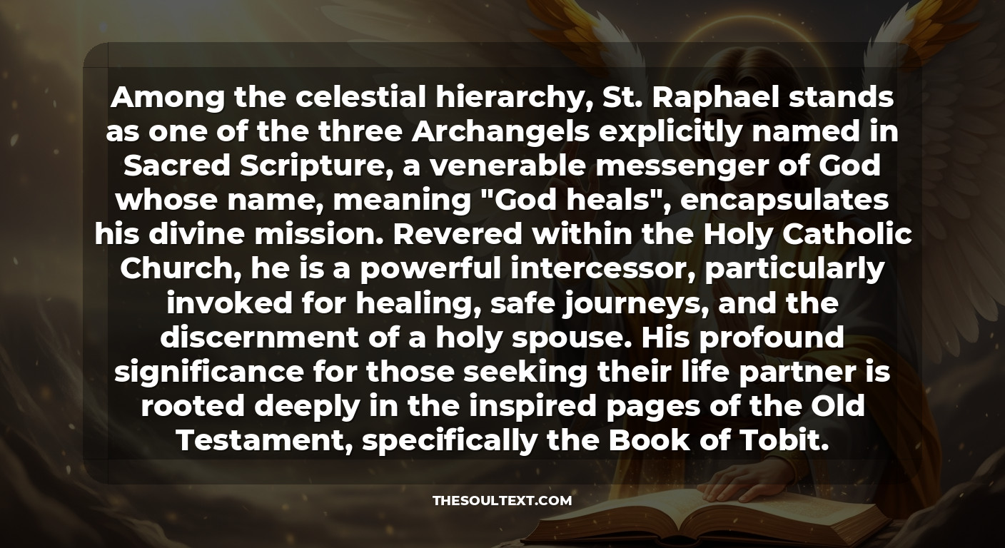 Who Is St. Raphael the Archangel? (the Patron Saint of Soulmates)
