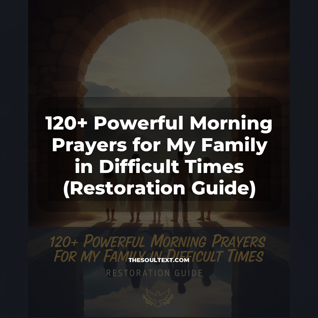 Story: 120+ Powerful Morning Prayers for My Family in Difficult Times (Restoration Guide)