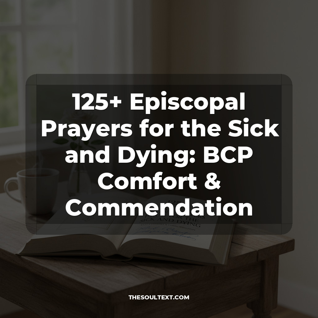 125+ Episcopal Prayers for the Sick and Dying: BCP Comfort & Commendation