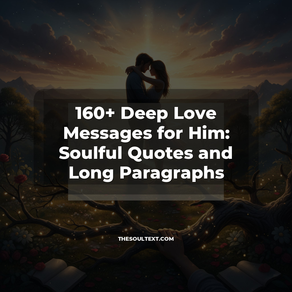 Story: 160+ Deep Love Messages for Him: Soulful Quotes and Long Paragraphs