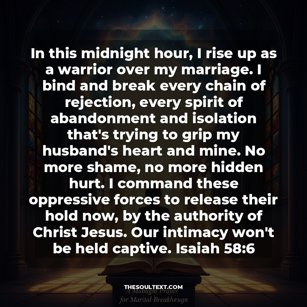 A Midnight Prayer for Marital Breakthrough