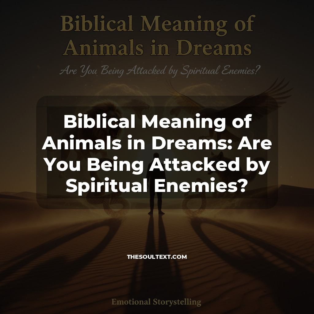 Story: Biblical Meaning of Animals in Dreams: Are You Being Attacked by Spiritual Enemies?